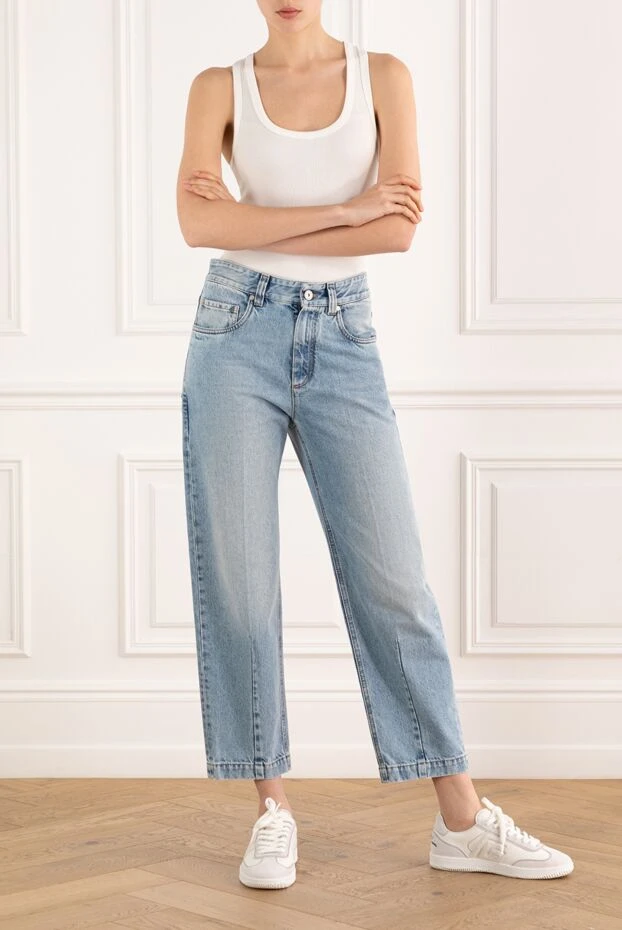 Brunello Cucinelli authentic women's loose denim jeans 188036 - photo 2