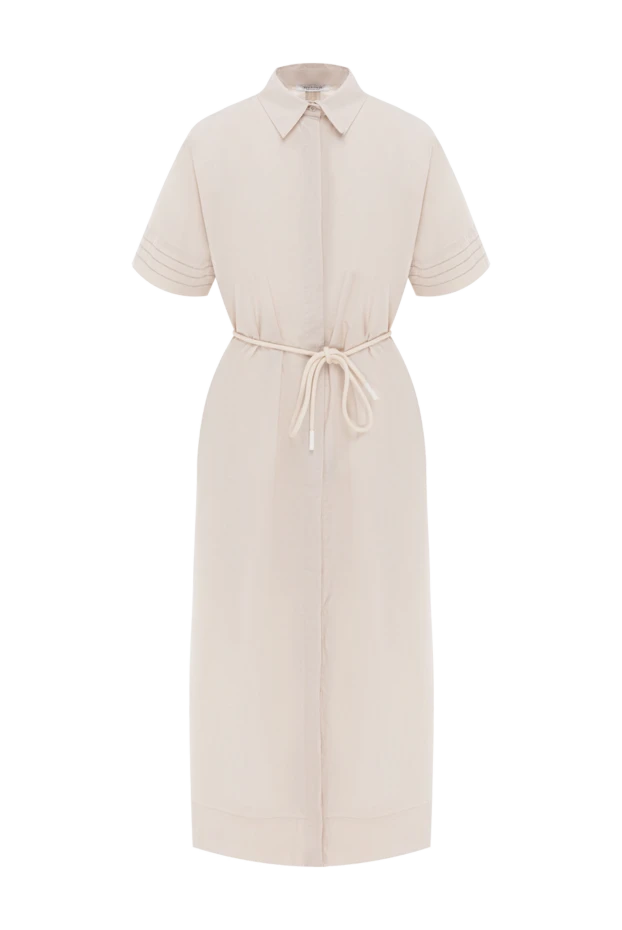 Short Sleeve Shirt Dress with Monil Chain - photo 1