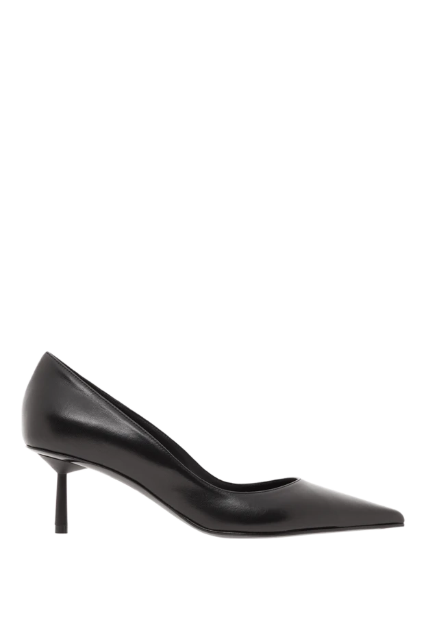 Women's pumps with heels black - photo 1