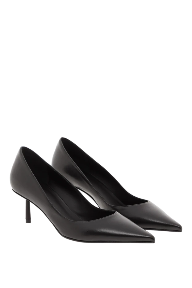 Le Silla женские туфли лодочки на каблуке черные 188058 - фото 3