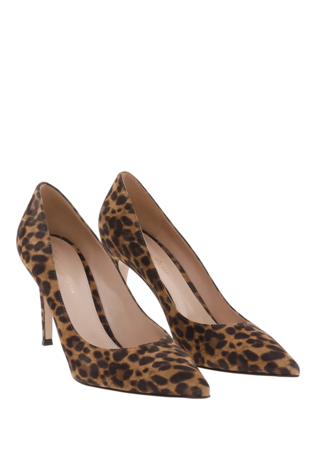 Gianvito Rossi джанвито 85 қоңыр өкшесі 188061 - фото 3