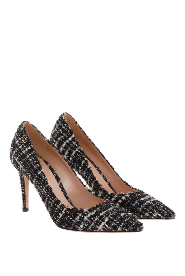 Gianvito Rossi women's black bouclé heels 188064 - photo 3