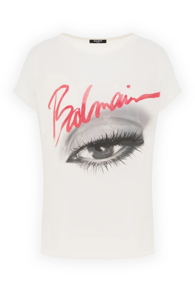 Balmain balmain eye print crew мойын футболка 188079 - фото 1