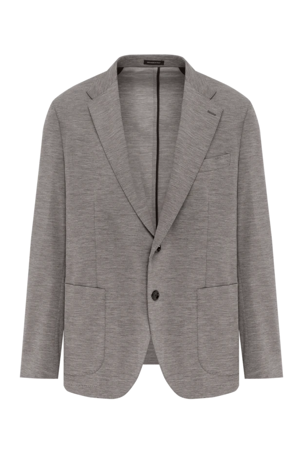 Men's casual beige jacket - photo 1