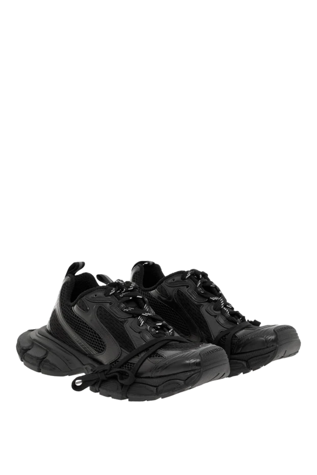 Balenciaga мужские кроссовки 3xl черного цвета с эффектом потертости 188133 - фото 3