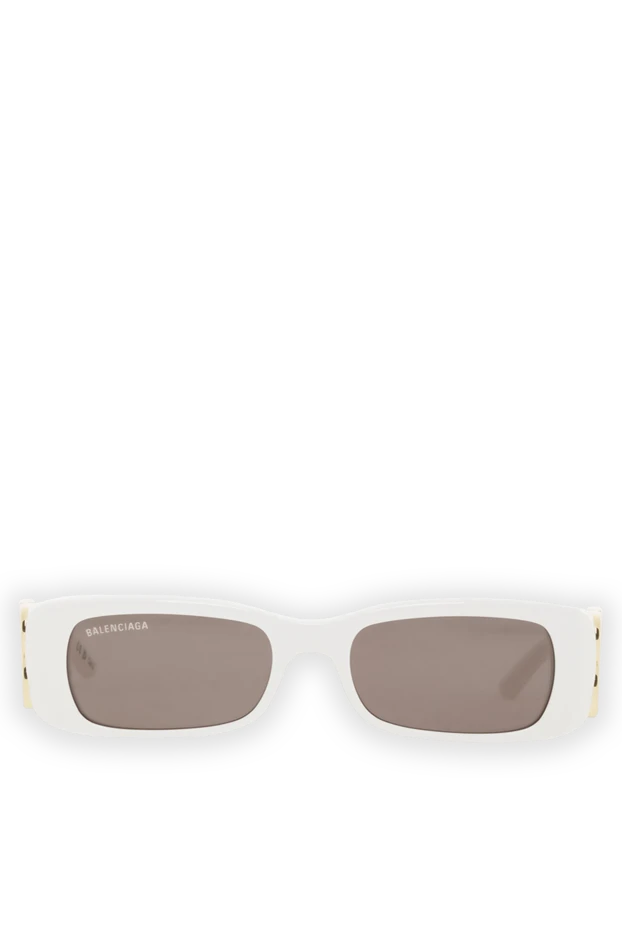 Женские солнцезащитные очки Dynasty Rectangle белого цвета - фото 1