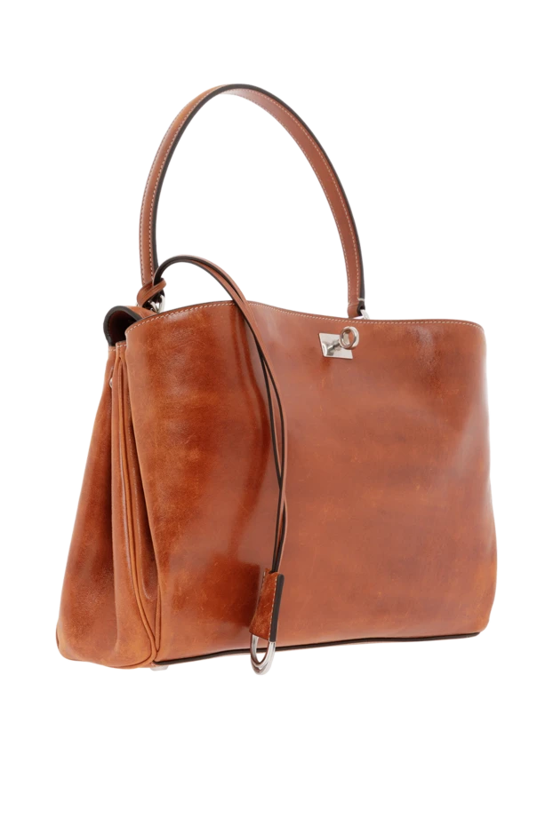 Balenciaga сумка rodeo среднего размера из гладкой телячьей кожи 188149 - фото 3