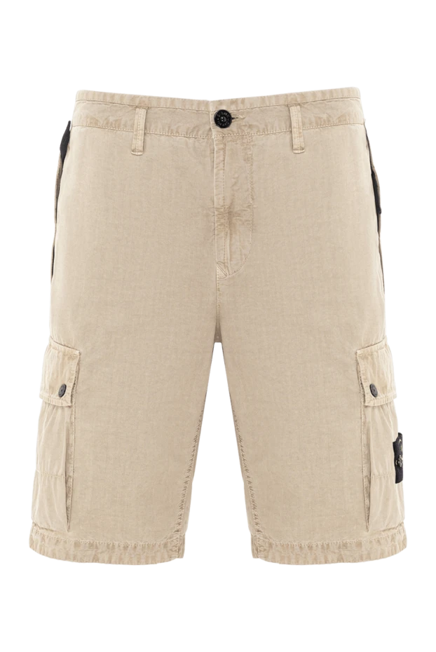 Cargo Bermuda Shorts in Brushed Cotton - photo 1