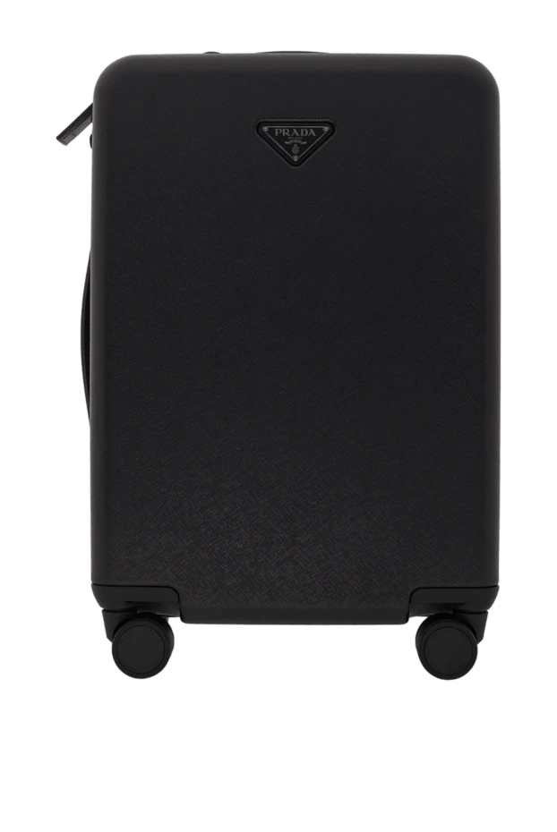 Телескопиялық тұтқасы және логотипі бар дөңгелектерге арналған чемодан - фото 1