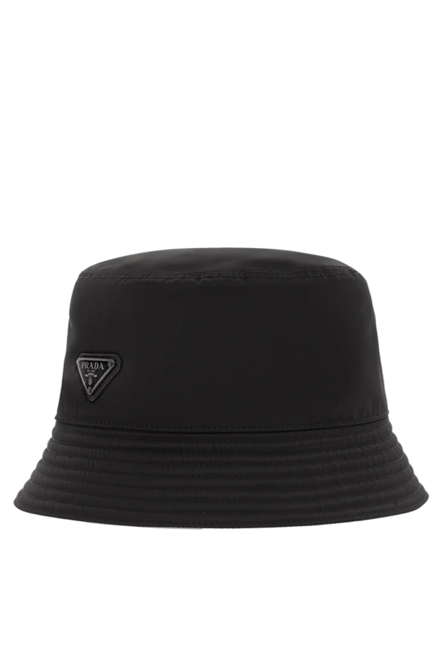 Prada панама re-nylon с логотипом черная мужская 188158 - фото 3