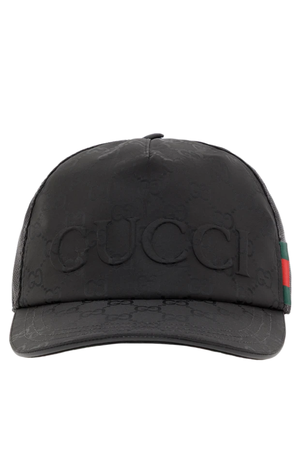 Бейсболка из нейлона с тисненым логотипом и лентой Web - фото 1