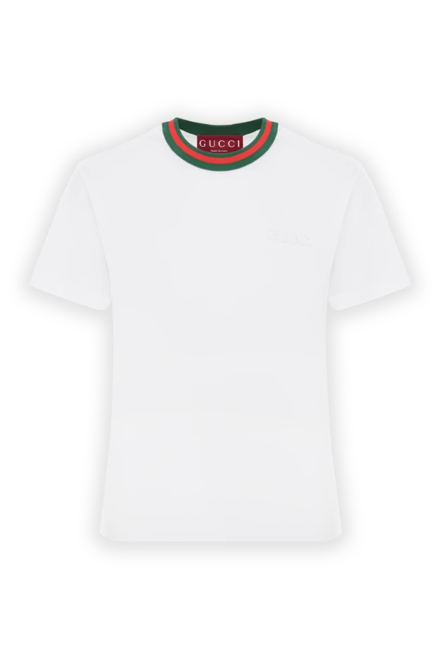 Желілік әйелдерге арналған ақ джерси футболкасы - фото 1