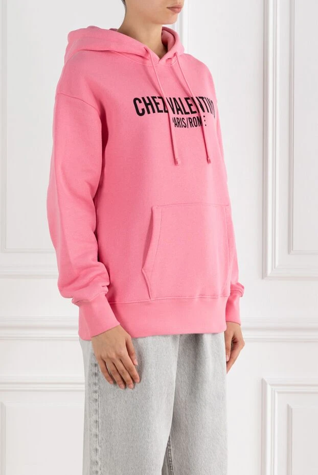 Valentino chez қызғылт әйелдер мақта-мата капюди 188182 - фото 3