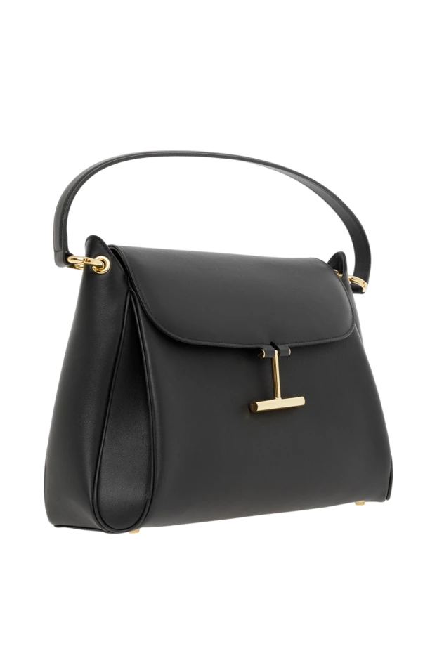 Tom Ford таза былғарыдан жасалған орташа өлшемді әйелдер сөмкесі 188204 - фото 3