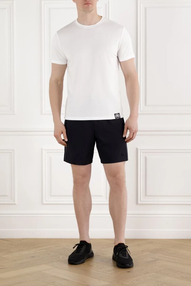 Stefano Ricci white men's cotton and modal t-shirt with logo on the hem 188230 - photo 2