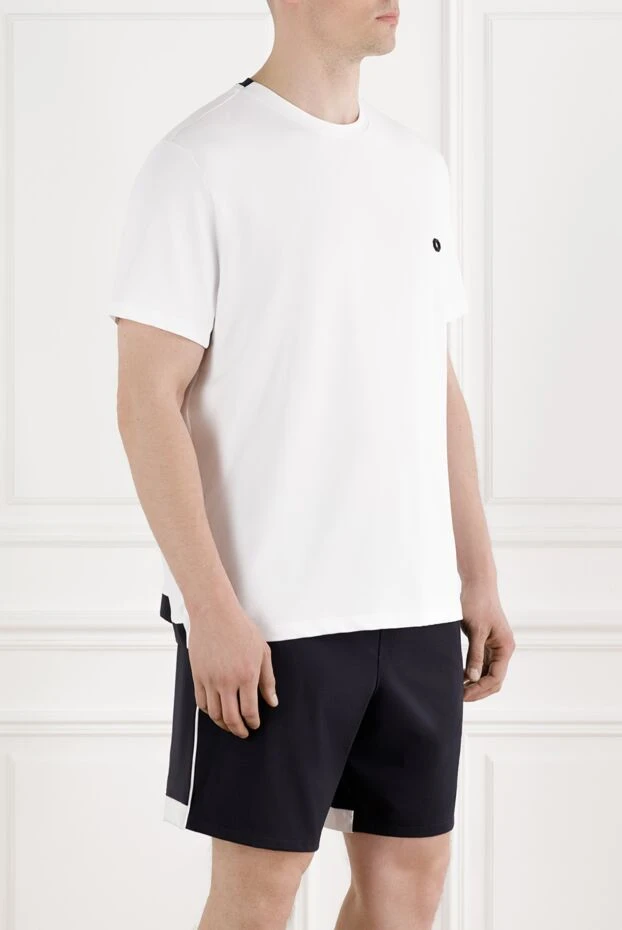 Stefano Ricci white men's t-shirt with contrasting inserts 188232 - photo 3