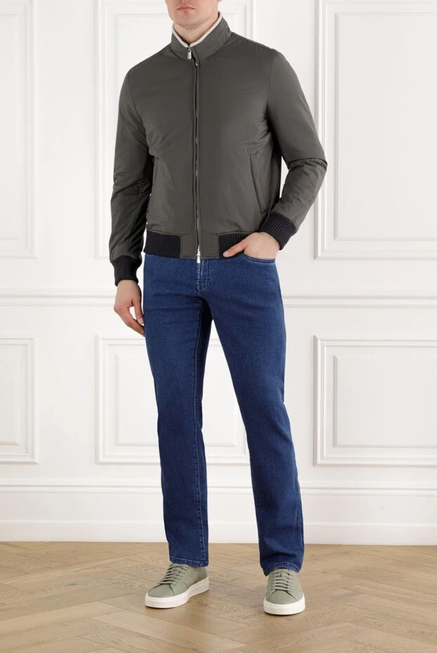 Enrico Mandelli lightweight green bomber jacket for men 188275 - photo 2