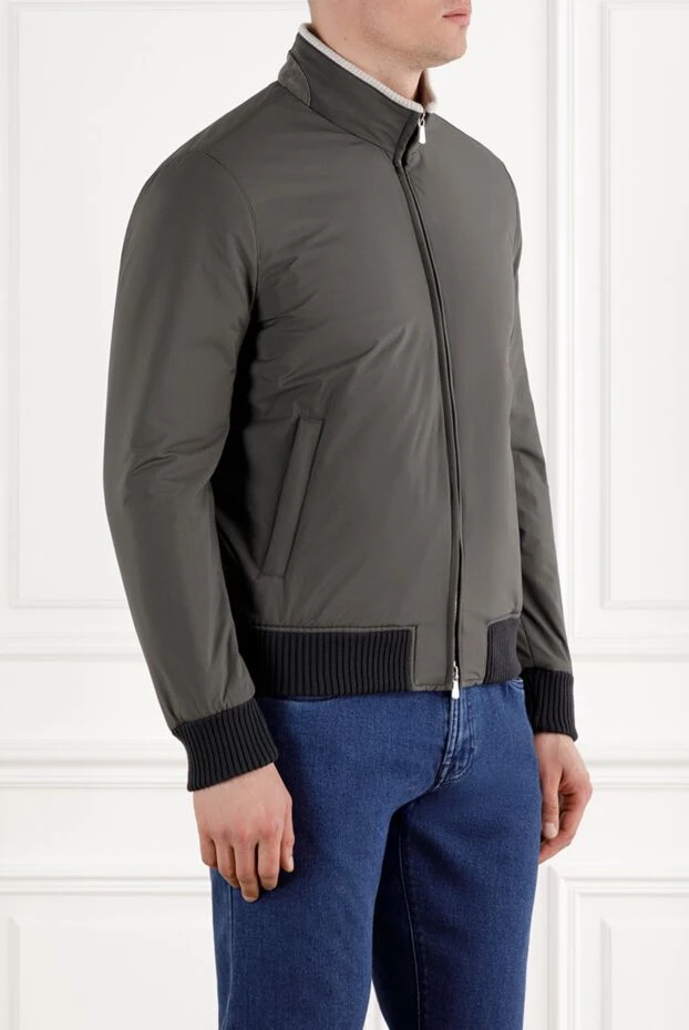 Enrico Mandelli lightweight green bomber jacket for men 188275 - photo 3