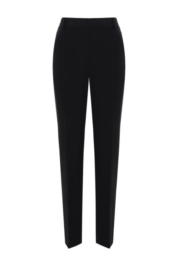 Синие узкие брюки с цепочкой Мониль женские - фото 1