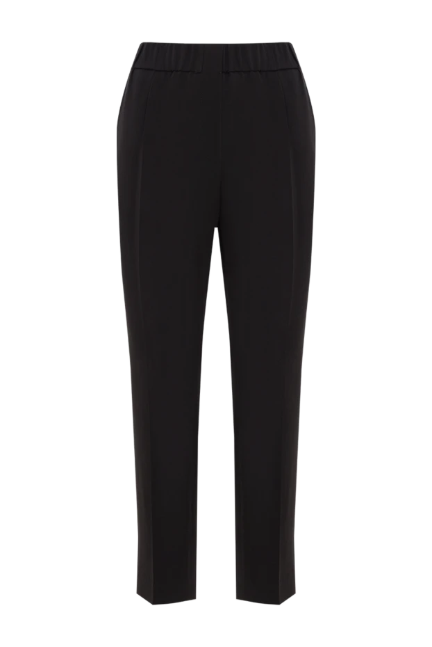 Қара әйелдер шалбары серпімді белдеуі бар - фото 1