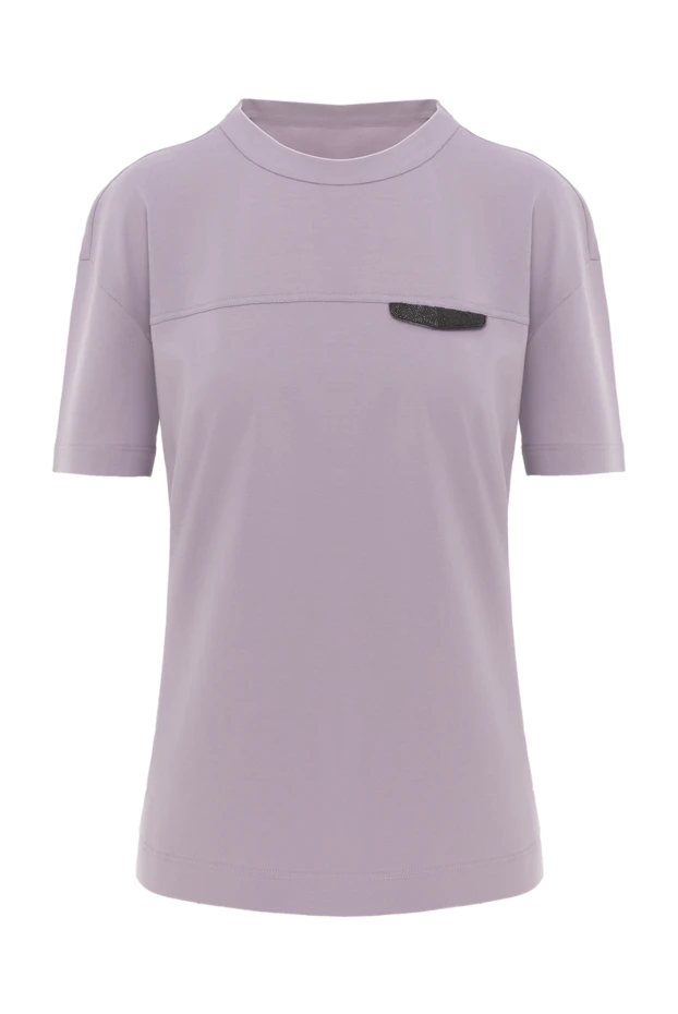 Жеңіл мақтадан жасалған жейде, жылтыр жиектері бар - фото 1