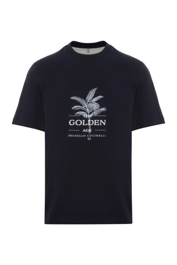 Синяя футболка мужская The Golden Age из хлопка - фото 1