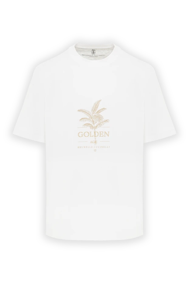 Белая футболка мужская The Golden Age из хлопка - фото 1