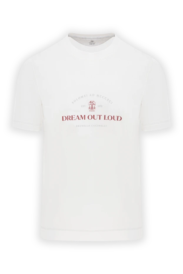 Бургундия логотипі және әріптері бар ақ мақта-матадан жасалған жейде - фото 1