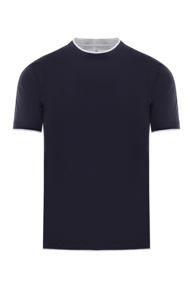 Қара-көк ерлер футболкасы контрастты әрлеуі
- фото 1