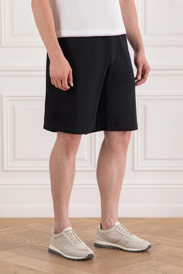 Brunello Cucinelli comfortable sports shorts made of thick black cotton

 188790 - photo 3