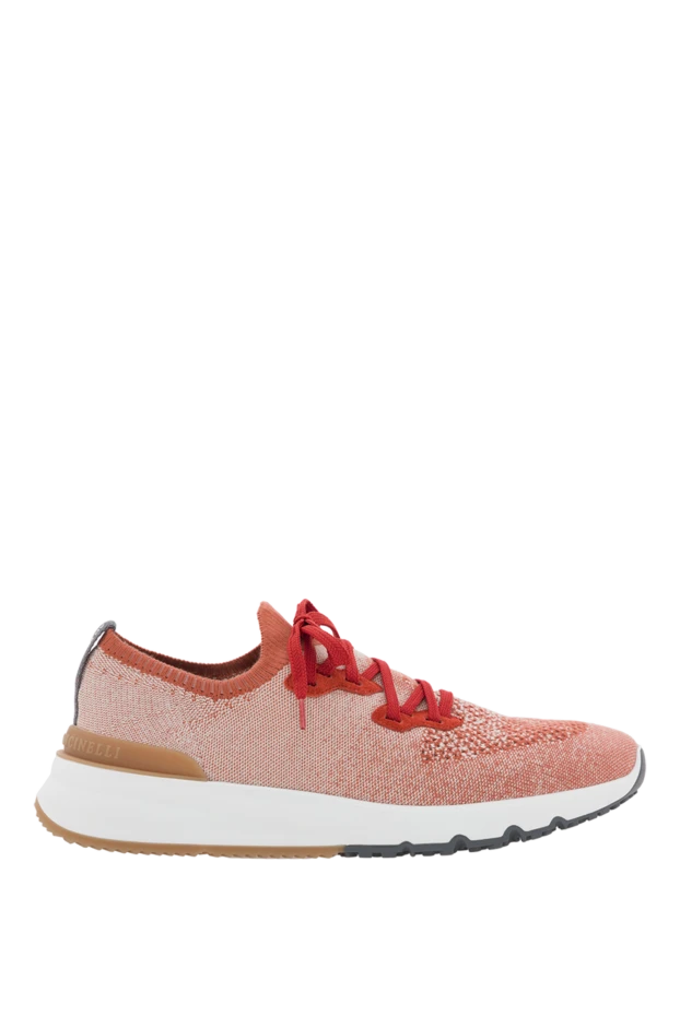 chiné elastic knit sneakers red - photo 1