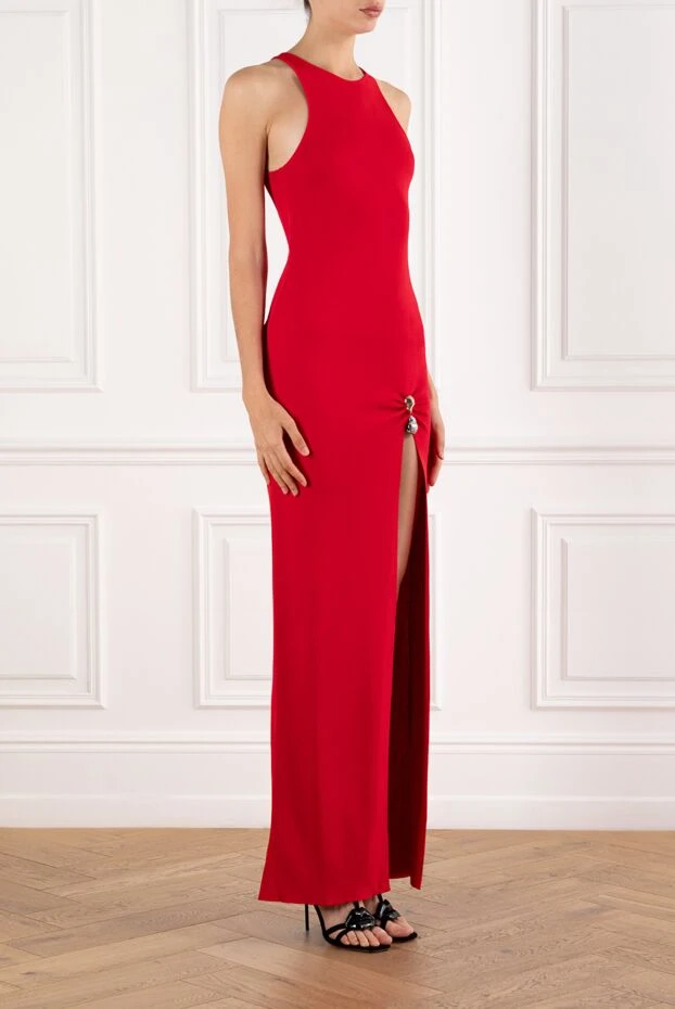 Moeva louisa sleeveless maxi dress with deep slit red 188943 - photo 3