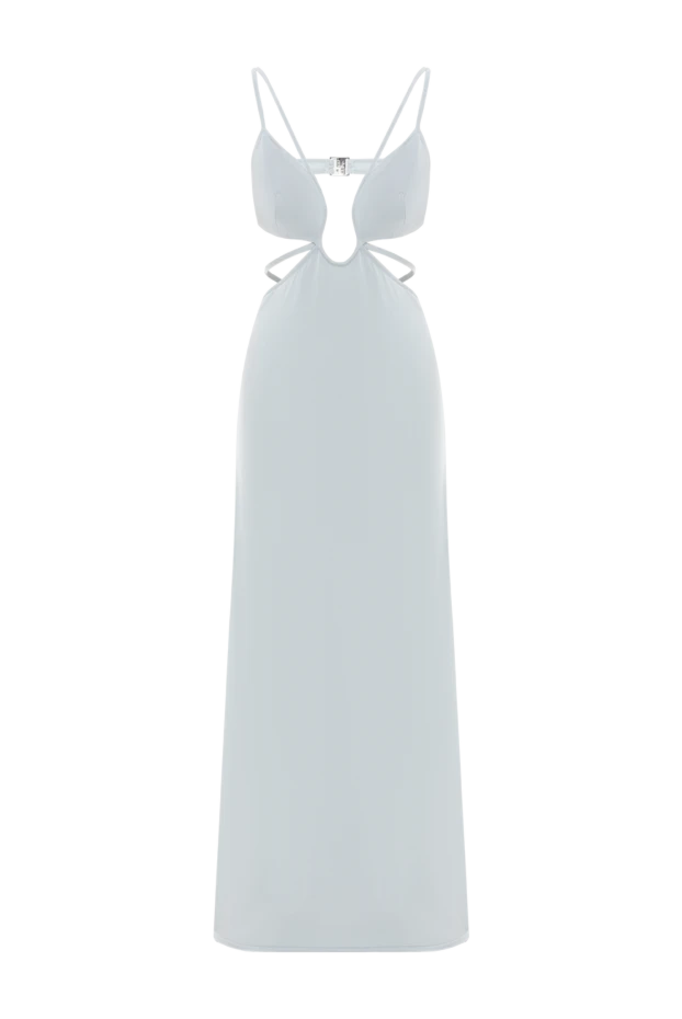 Moeva calla dress ankle length jersey dress with cutouts and strap accents gray 188958 - photo 1