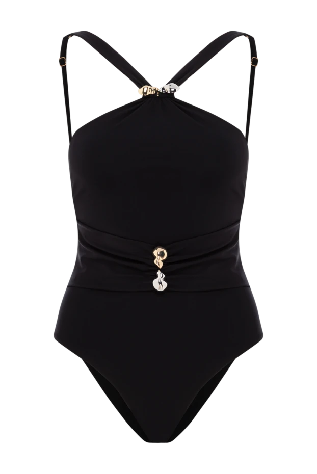 Слитный купальник Lyra Black High Neck черный - фото 1