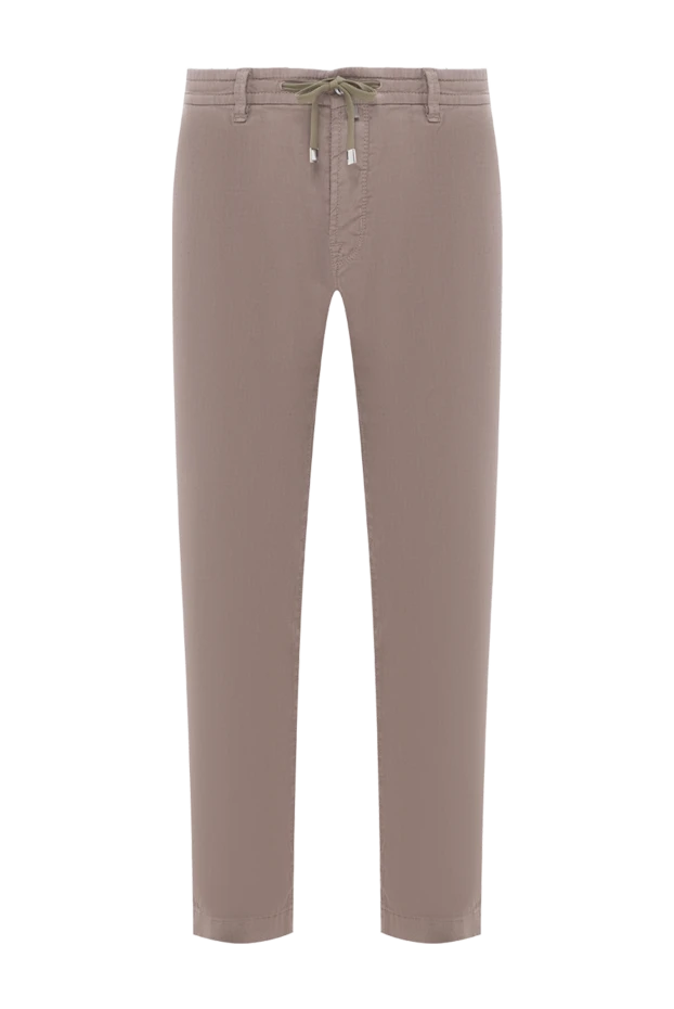 Летние брюки бежевого цвета с поясом на кулиске
- фото 1