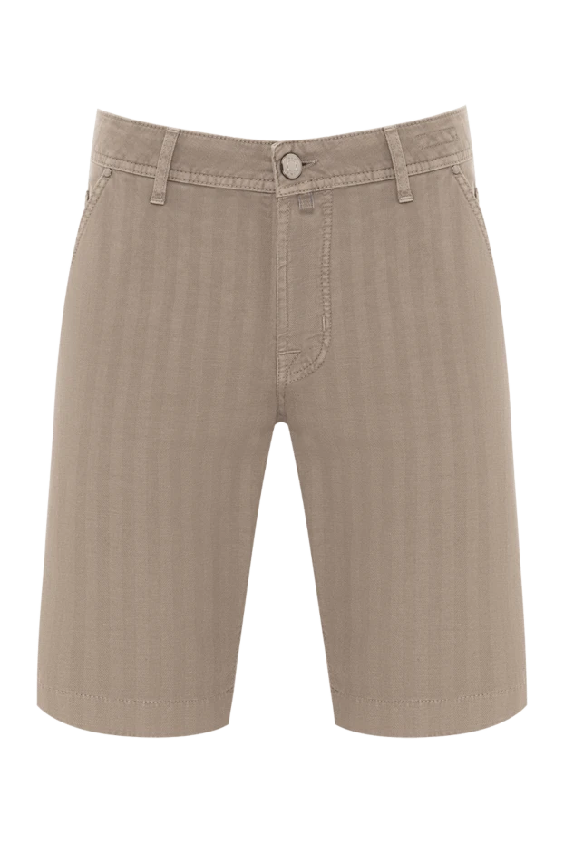 Jacob Cohen шорты-бермуды классического кроя с полосатым эффектом 189078 - фото 1