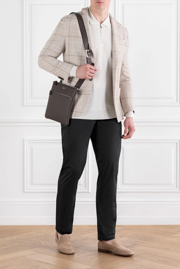 Jacob Cohen черные брюки-чиносы из эластичного хлопка мужские 189085 - фото 2