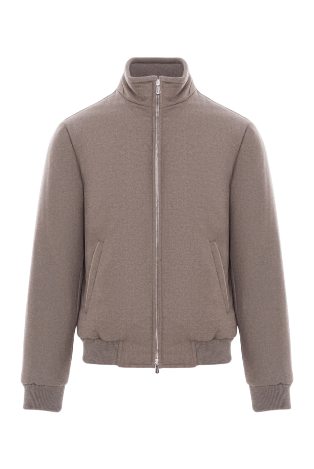 Пуховик из шерсти и кашемира с ветрозащитным воротом и лёгким утеплителем
- фото 1