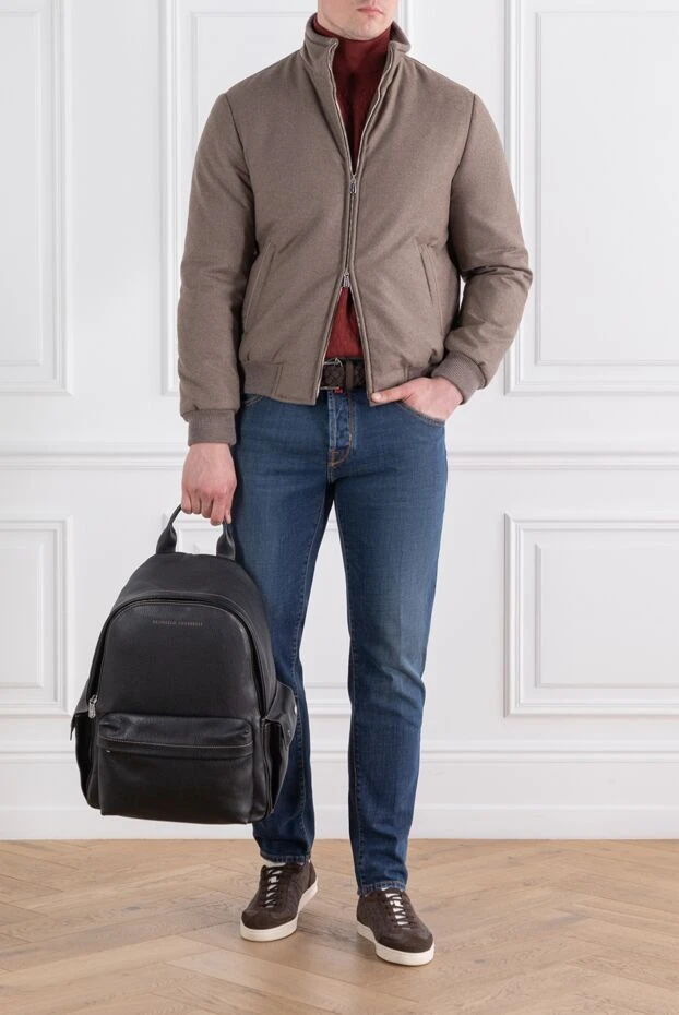 Enrico Mandelli down jacket made of wool and cashmere with a windproof collar and lightweight insulation
 189098 - photo 2