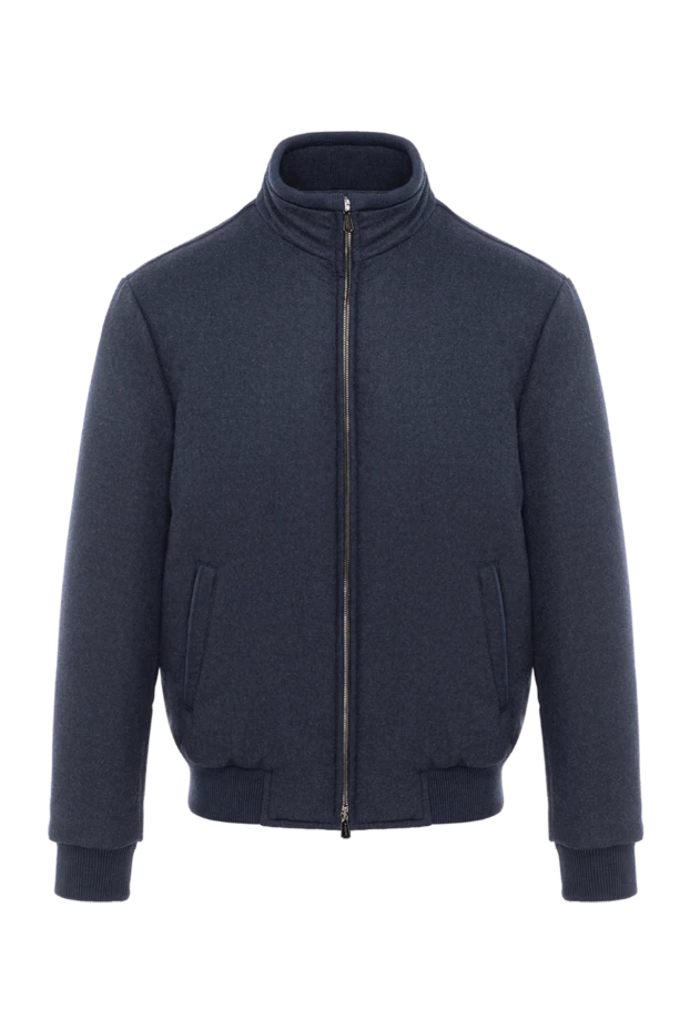 Утеплённый бомбер из мягкой шерсти и кашемира с фактурной отделкой
- фото 1