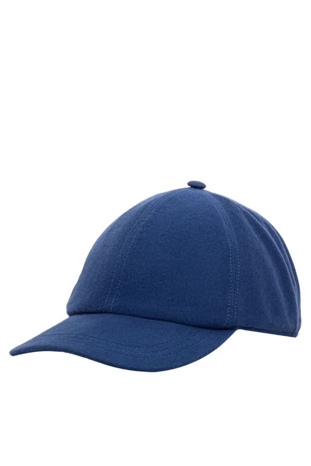 Svevo синяя мужская бейсболка из итальянского хлопка 189134 - фото 3