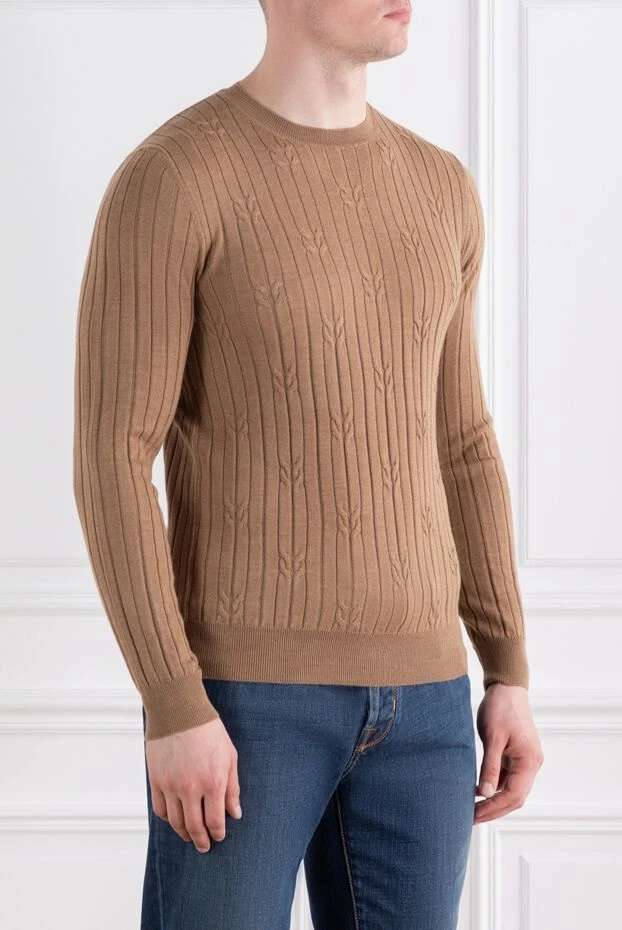 Corneliani тік жолақтары және көлемді құрылымы бар тоқылған секіргіш 189144 - фото 3