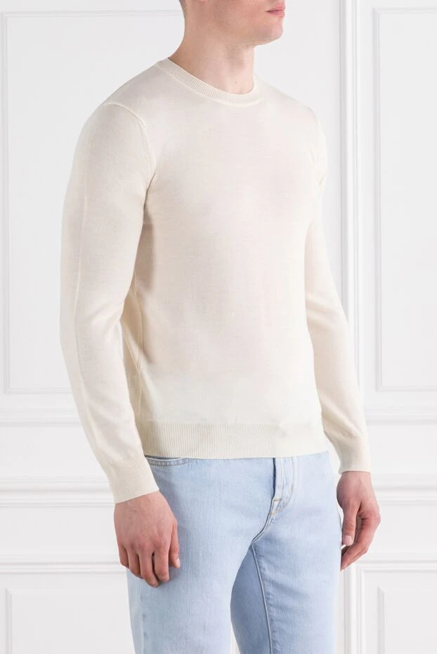 Corneliani ақ биязы жүннен жасалған мойынға арналған секіргіш 189155 - фото 3