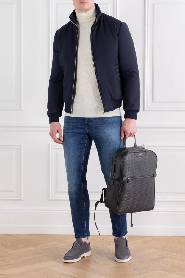 White men's golf made of Italian wool - photo 2