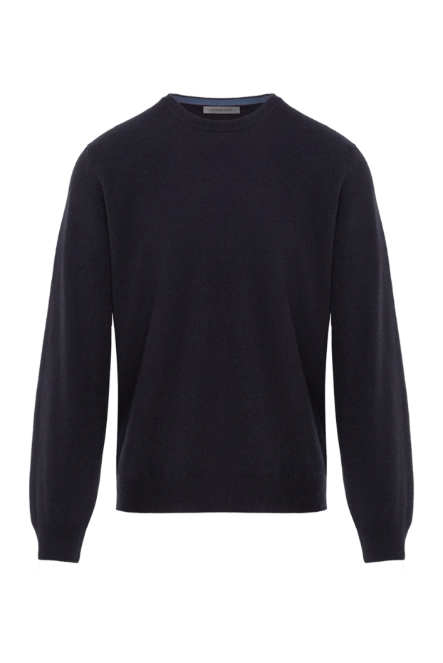 Corneliani ерлерге арналған көк-көк жүн кашемирден жасалған мойынға арналған секіргіш 189185 - фото 1