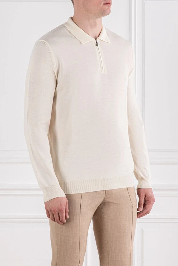 Corneliani кілегейлі жүннен жасалған поло
 189200 - фото 3