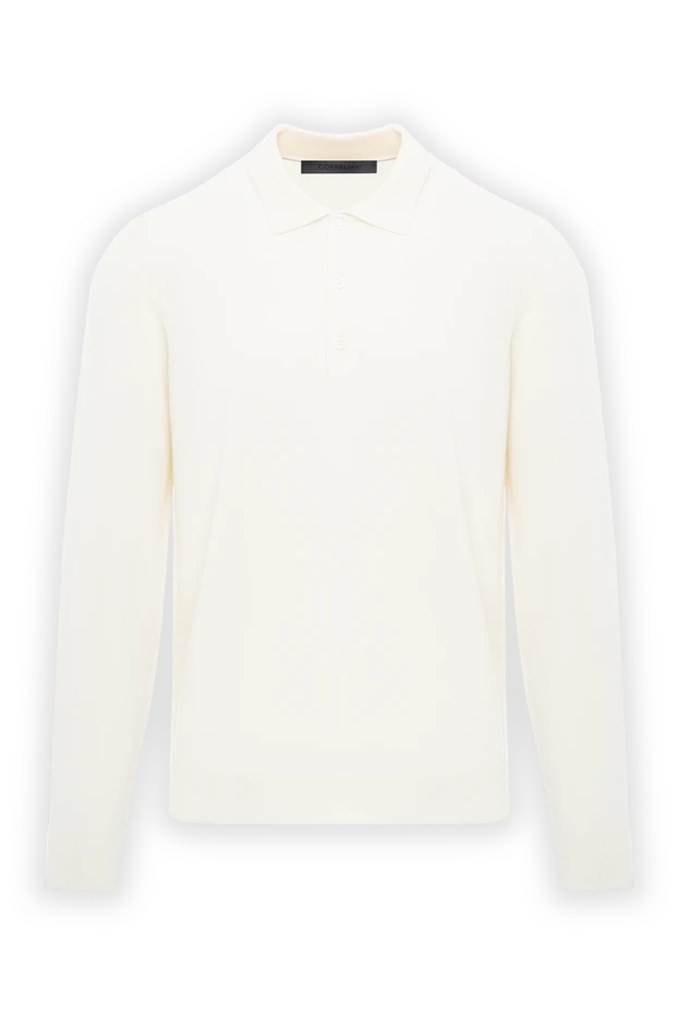 Light wool polo shirt with long sleeves
- photo 1