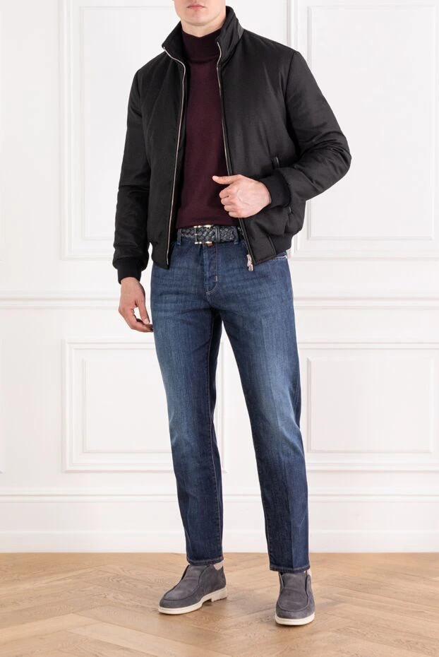 Corneliani burgundy wool turtleneck jumper 189235 - photo 2