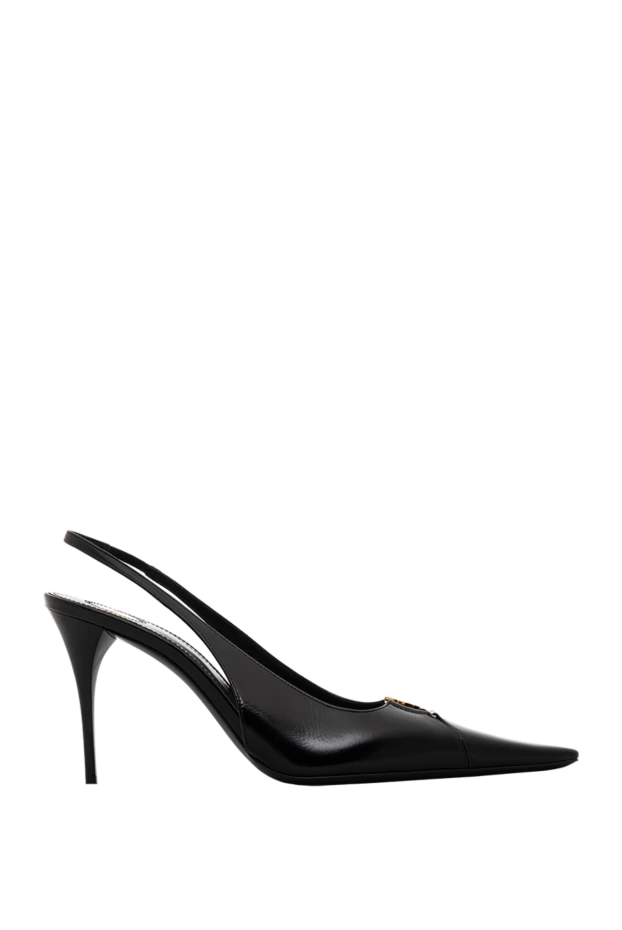 Babylone Breteuil тегіс былғары сорғылары қара - фото 1