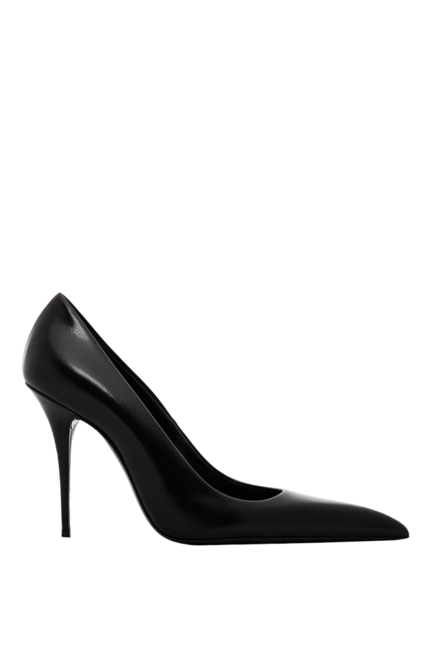 élysée black smooth leather shoes - photo 1